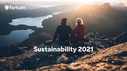 Kuvituskuva Sustainability 2021 kannesta