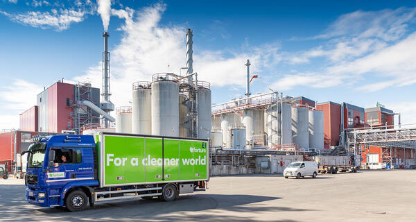 Fortum truck and site